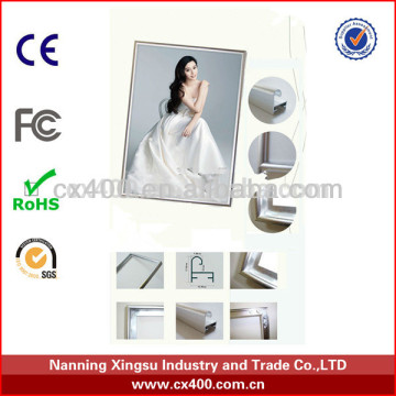 Wall mounted snap type light box for shoes shops clothes shops