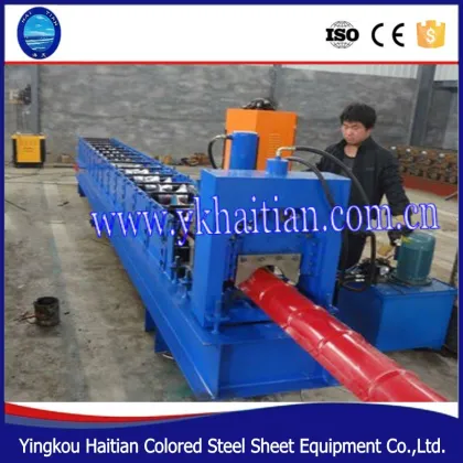 High speed ridge cap tile making roll machine building construction