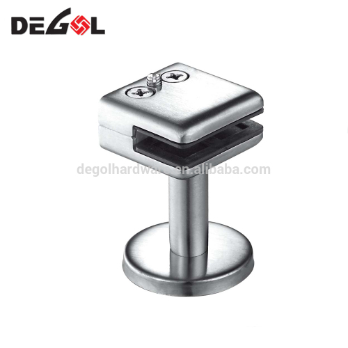 Stable top quality stainless steel glass table clamps