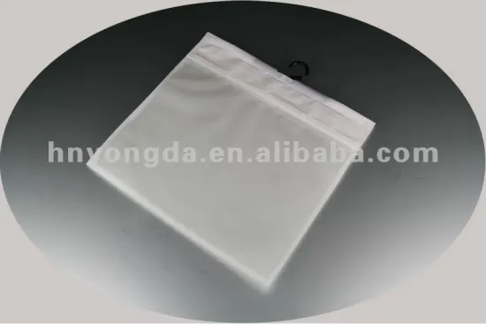 PVC Plastic Packing Bag With Hanger