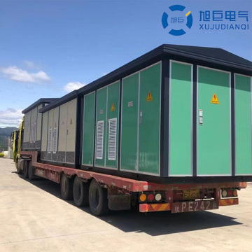 Европейская коробчатая подстанция - погрузка и отправка