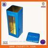 PVC window tea coffee storage tin box with lid