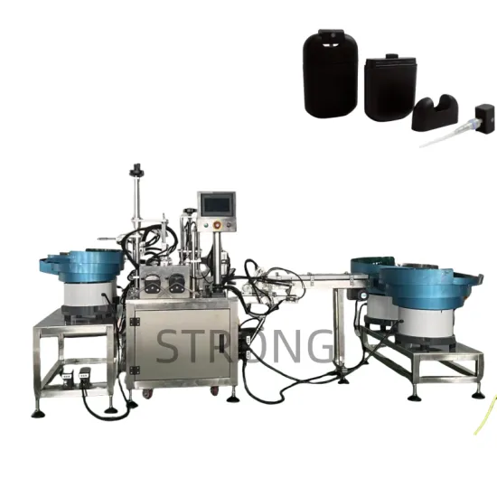 Automated Filling and Capping Machine for Perfume, Liquid Soap, and Small Bottle Applications