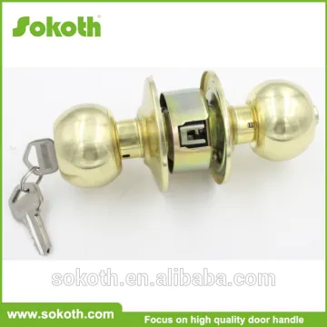 WOW! American style round knob door lock/double steel door knob lock/Cylindrical lock