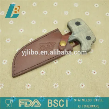 camping knife outdoor knife with leather case