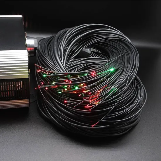 Twinkle Audio Control Fiber Optic Light Source - 96/144W RGBW LED Light Engine with Remote