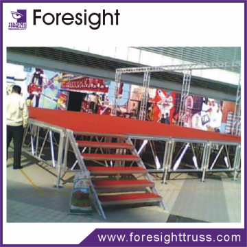 Mobile Folding Stage with Detachable Four Legs