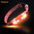 Nylon Silikon Led Lighted Up Dog Collar