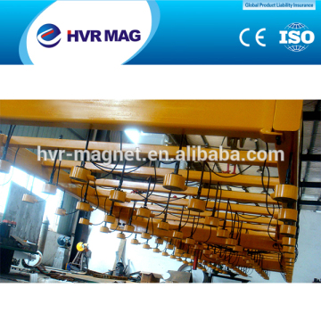 crane & powerful lifting electromagnet