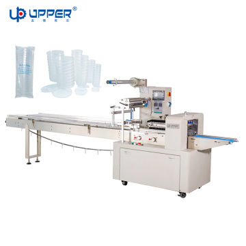 Automatic Pillow Bag and Petri Dish Packing Machine with Robotic Material Grabbing and Sterile Packaging