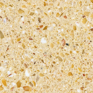 Guld Gul Konstgjord Stone Wall Decoration Tile