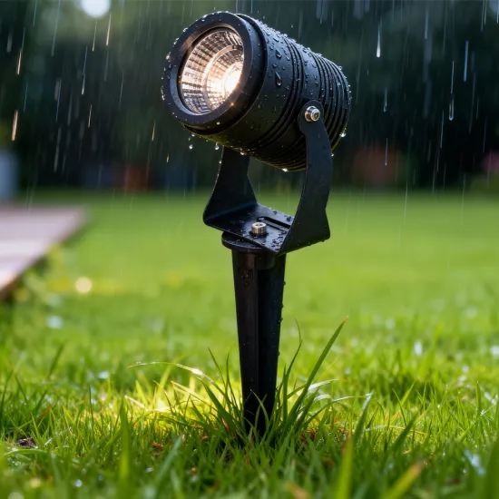 Dimming LED Spike Spotlight for Pathway Garden Landscape