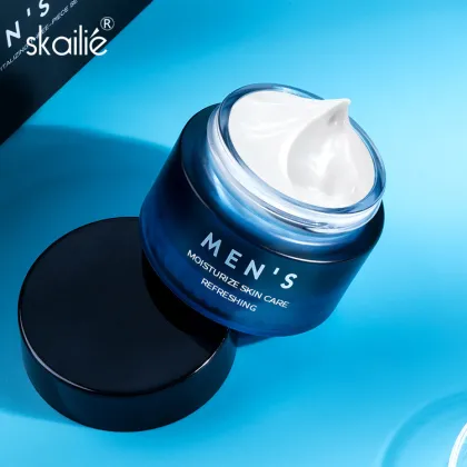 Skailie Private Label Natural Whitening Moisturizing Cleansing Facial Skin Care Kit for Men