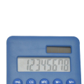 8 dígitos colorido calculadora de bolso com chave redonda