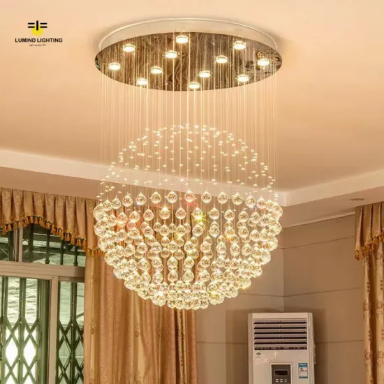 Luxury Duplex Staircase Lumind Crystal Chandelier for Living Room