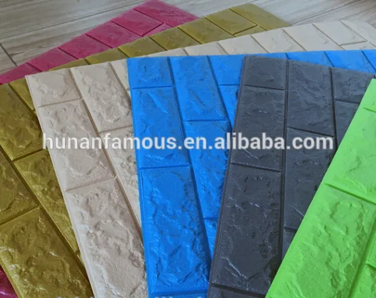 PE foam 3D stone non-toxic beautiful wallpaper for home decoration