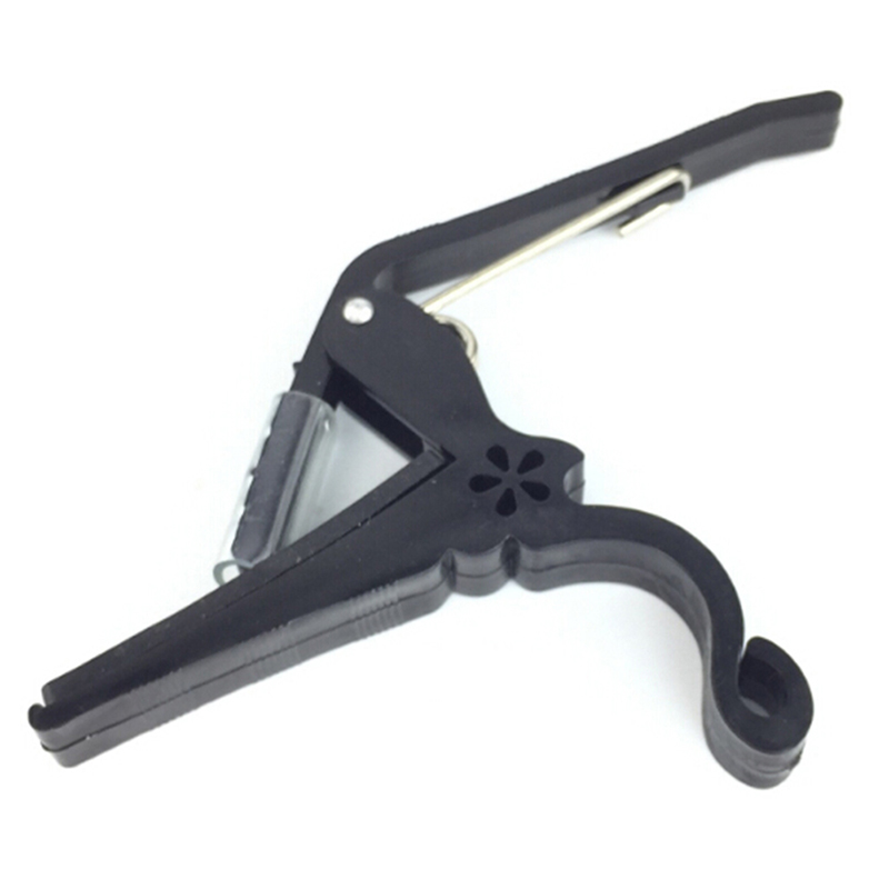 Professional Guitar Accessories Plastic Guitar Tuner Clamp Key Trigger Capo for Acoustic Electric Musical Instruments