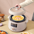 China 2.5L dual-hat cooker good quality kitchen electric multi pressure cooker Hot pot Steamer pink Manufactory