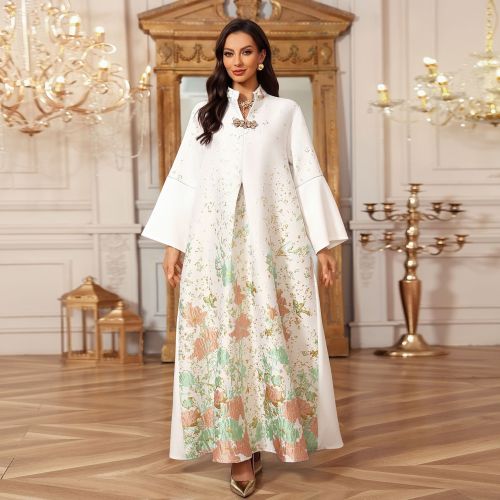 ژاکارد گل جلابیا شب عبایا