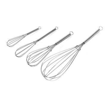 Yigo 4 PCS Oeuf en acier inoxydable et fouet de sauce pour cuisson et cuisson