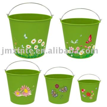 zinc painted bucket 1L/2L/3L/4L/5L/6L/7L/8L/9L/10L/12L/15L