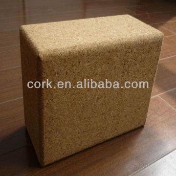 eco-friendly cork yoga brick
