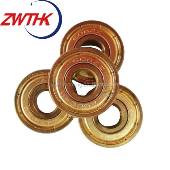 High Speed 608ZZ Skateboard Ball Bearing Gold