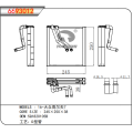 5Q1820105B OEM Replacement Aluminum Auto AC Evaporator Core for Volkswagen Golf Mk7 2016 Air Conditioning Cooling System
