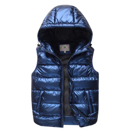 Kids Vest Children Girls Vest Hooded Jacket Winter Spring Waistcoats for Boy Baby Outerwear Coats Big Teens 8-17 Years