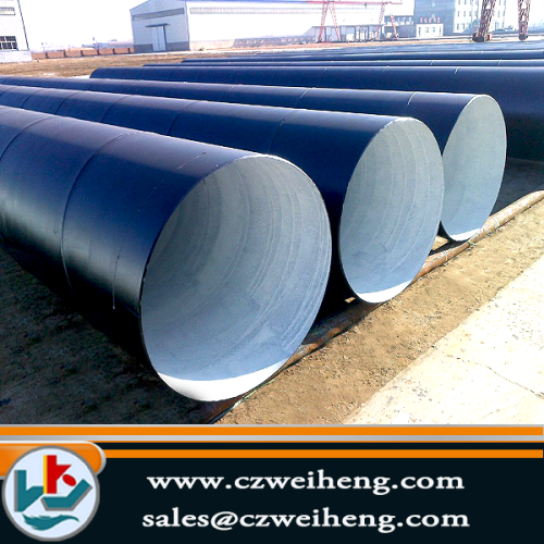 ST52 flanged helical Steel Pipe