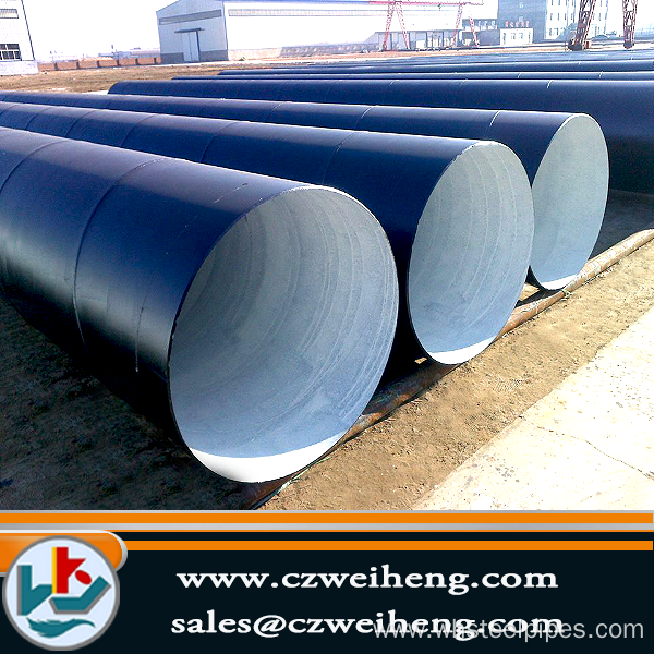 3PE COATING BIG SIZE HELICAL PIPE