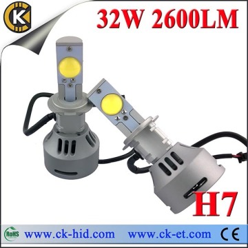 32W 2600LM high power led headlight bulb h7