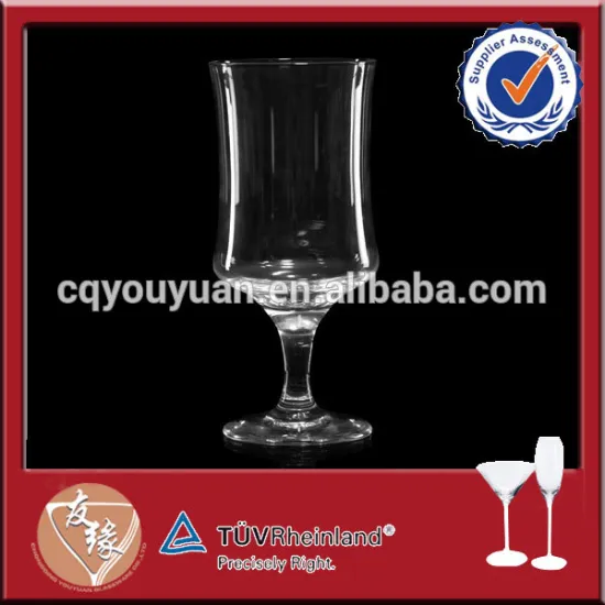 Elegant tulip square champagne glasses