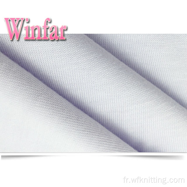 Tissu en tricot de polyester Spandex en jersey simple de polyester