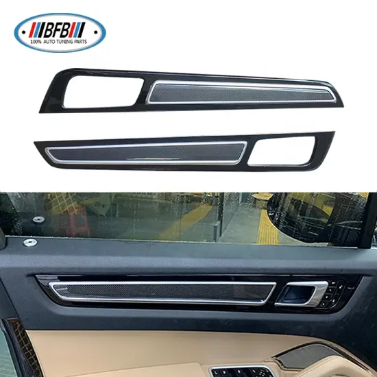 Real Carbon Fiber Interior Trims and Door Panels for Porsche Cayenne 2018+