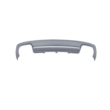 Gloss Black PP Car Bumper Rear Diffuser for AUDI A4 S-line 2012-2015