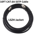 LSZH CAT6A SSTP 네트워크 패치 케이블