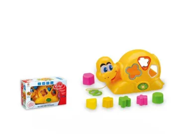 PULL ALONG TORTOISE W/BLOCK