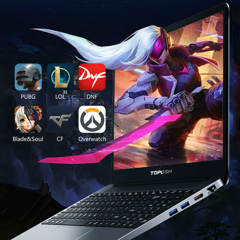 15.6 Inch 8G RAM i7-8550U Metal Laptop SSD Netbook Business Office Portable PC Computer 8th Generation i7 CPU Gaming Notebook