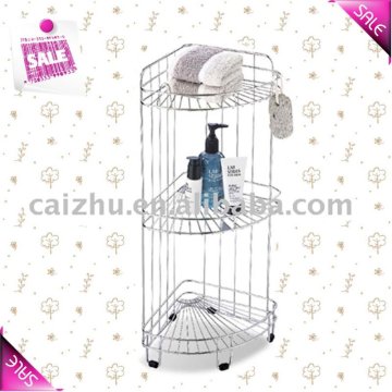 Metal bathroom rack
