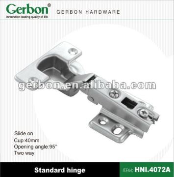 40mm cup slide-on metal hinges