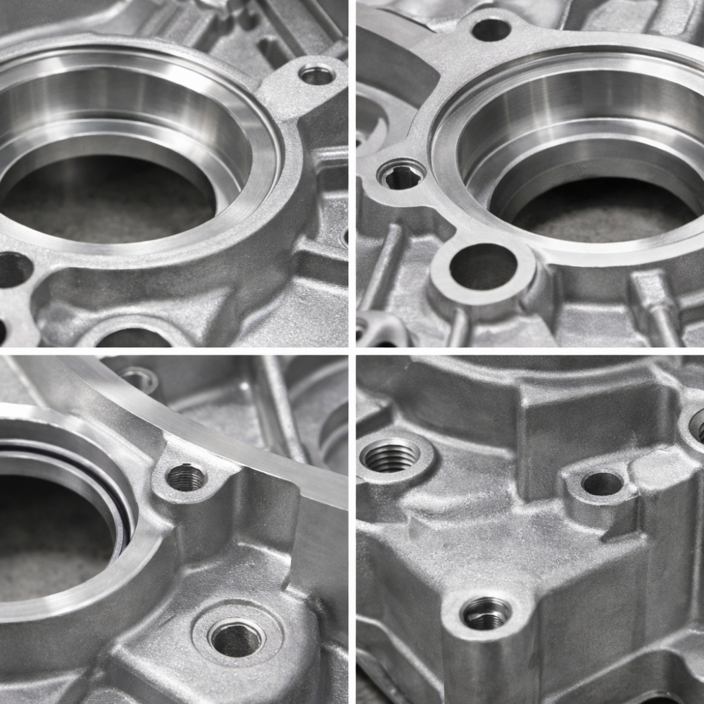 Factory Racing Engine Casing Metal Casting Machined Crankcase / Engine Housing, High Quality Metal ...