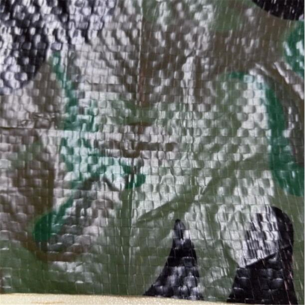 PE camo tarpaulin 