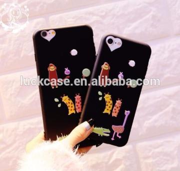 2016 Black Relief 3D Stick Deer Shape Phone Accessories for Iphone 7/7 plus