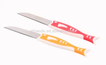 Promotional stainless steel fruit knife with pp plastic handle