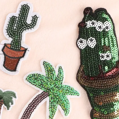 Sequins Embroidered Patches for DIY Shoes, Hats, Bags & Clothing