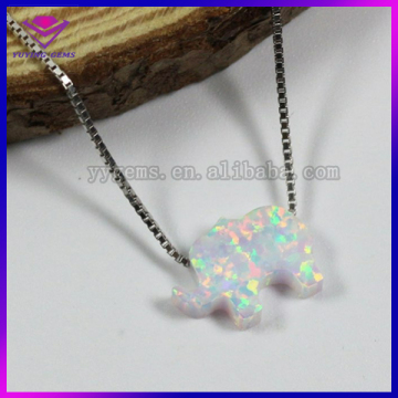 OP17 White Color Synthetic Opal for Jewelry Loose Gemstone Wholesale in Alibaba