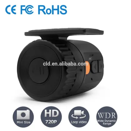 TF Card Memory Loop Recording AVI WDR H.264 Dash Cam with Night Vision