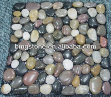 Polished pebble pebble stone pebble stone tile