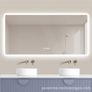 Modern Style wall mounted bathroom mirror with lights